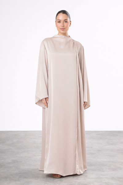 Elegant Dress - Light Beige